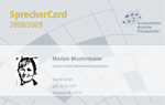 Sprechercard
