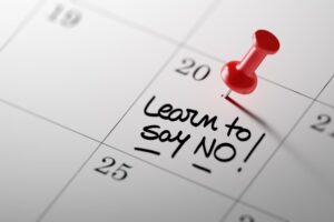 Freundlich und selbstbestimmt Nein sagen